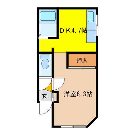 パレスモジュールＢの物件間取画像